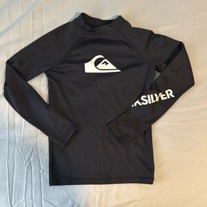 Boys Quiksilver Long Sleeve Rashguard Shirt